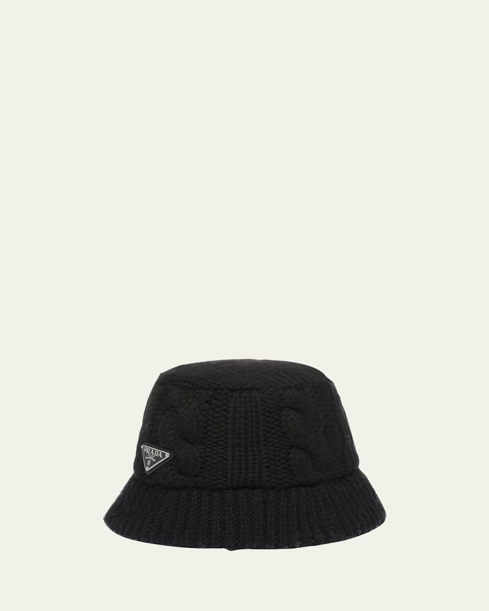Knit Wool Bucket Hat